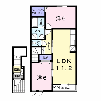 アリエッタ 202【管理NO：1-019346301-02020】 ★家具家電は申し込み後に搬入します★ ★2026年09月上旬入居可能★の物件画像