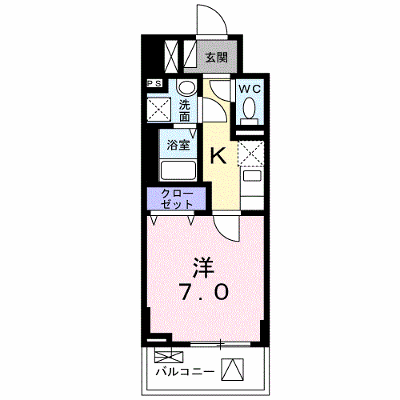 ジョリ　シャルマン 502【管理NO：1-026516001-05020】 ★家具家電は申し込み後に搬入します★ ★2026年09月中旬入居可能★の物件画像