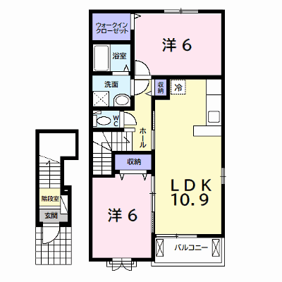 ベルプロムナードⅢ 203【管理NO：1-020853001-02030】 ★家具家電は申し込み後に搬入します★の物件画像