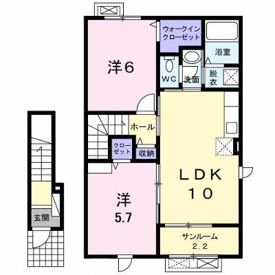 アメジスト　ガーデン 203【管理NO：1-024963801-02030】 ★家具家電は申し込み後に搬入します 2026年08月中旬入居可能の物件画像