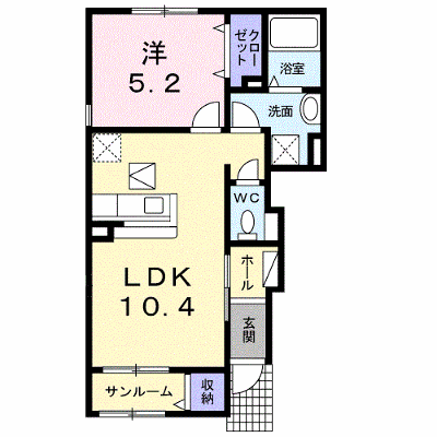 シャルマン・アヴニール 101【管理NO：1-017378101-01010】 ★家具家電は申し込み後に搬入します★の物件画像