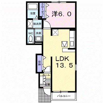 ブライト　ヒル　ハウス　Ｂ 103【管理NO：1-014595902-01030】 ★家具家電は申し込み後に搬入します★ ★2026年09月中旬入居可能★の物件画像