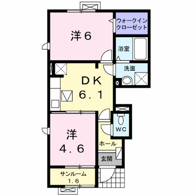 ボアメゾン　２ 101【管理NO：1-016103301-01010】 ★家具家電は申し込み後に搬入します 2026年09月中旬入居可能の物件画像