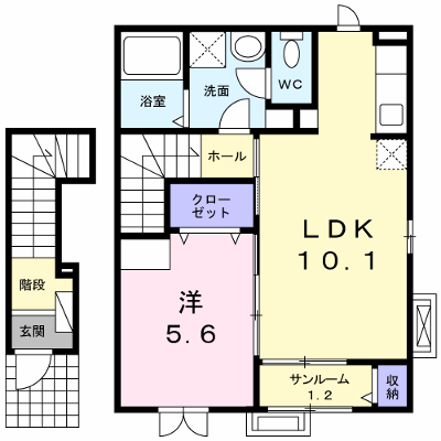 プチ・ボヌ－ル 204【管理NO：1-017898801-02040】 ★家具家電は申し込み後に搬入します 2026年09月中旬入居可能の物件画像