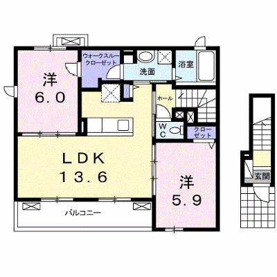 サンライズⅠ 201【管理NO：1-022256601-02010】 ★家具家電は申し込み後に搬入します 2026年09月上旬入居可能の物件画像