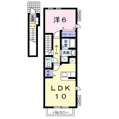 ヴィラ・ジャスティスⅢ 201【管理NO：1-014404301-02010】 ★家具家電は申し込み後に搬入します★ ★2026年09月中旬入居可能★の物件画像