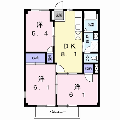アクティブ２１ 103【管理NO：1-004247801-01030】 ★家具家電は申し込み後に搬入します★ ★2026年08月下旬入居可能★の物件画像