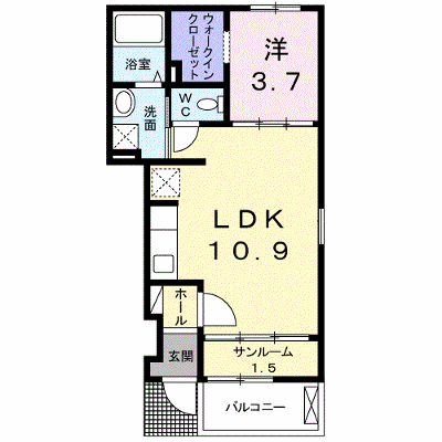 ファータ・カーザ 104【管理NO：1-018075502-01040】 ★家具家電は申し込み後に搬入します★ ★2026年09月中旬入居可能★の物件画像