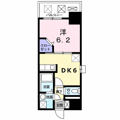 ザックス静岡駅前 308【管理NO：1-019381601-03070】 ★家具家電は申し込み後に搬入します★の物件画像