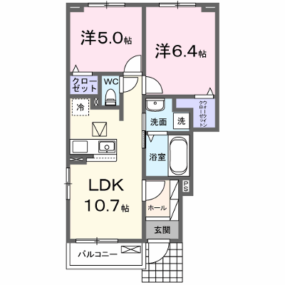 グラン　フェリシアⅡ 101【管理NO：1-027559402-01010】 ★家具家電は申し込み後に搬入します★の物件画像