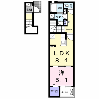 サンシャインヒル細川 202【管理NO：1-027753601-02020】 ★家具家電は申し込み後に搬入します 2026年08月上旬入居可能の物件画像