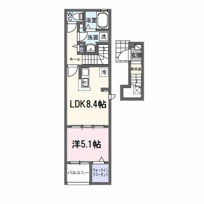 リバーウエスト中島 201【管理NO：1-028825301-02010】 ★家具家電は申し込み後に搬入します★ ★2026年12月上旬入居可能★の物件画像