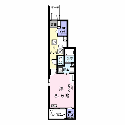 ブリーズ（Ｂｒｅｅｚｅ） 105【管理NO：1-025395001-01040】 ★家具家電は申し込み後に搬入します★の物件画像