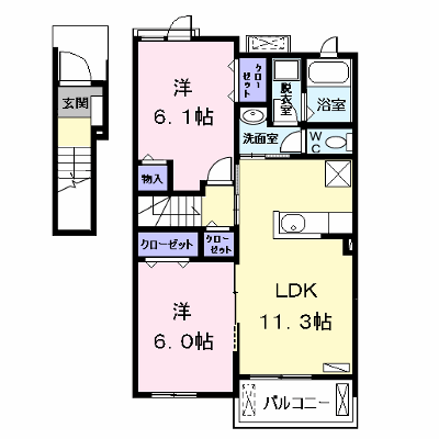 リバーサイド・ミツ 202【管理NO：1-020613901-02020】 ★家具家電は申し込み後に搬入します★ ★2026年08月中旬入居可能★の物件画像