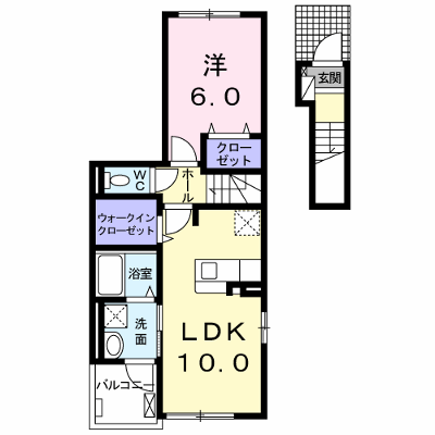 フローラルメゾン松和花壇 201【管理NO：1-024408501-02010】 ★家具家電は申し込み後に搬入します 2026年08月上旬入居可能の物件画像