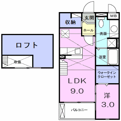 サンルーラルＡ 202【管理NO：1-017763401-02020】 ★家具家電は申し込み後に搬入します 2026年08月下旬入居可能の物件画像