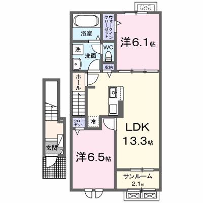 アルシオン 203【管理NO：1-027644401-02030】 ★家具家電は申し込み後に搬入します 2026年10月中旬入居可能の物件画像