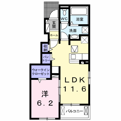 クレア・ルース 101【管理NO：1-025225501-01010】 ★家具家電は申し込み後に搬入しますの物件画像
