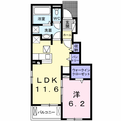 カーサ・デル・ソーレ 102【管理NO：1-024938301-01020】 ★家具家電は申し込み後に搬入します★の物件画像