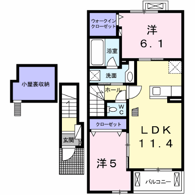 プロムナード弐番館 202【管理NO：1-020719902-02020】 ★家具家電は申し込み後に搬入します★ ★2026年09月上旬入居可能★の物件画像