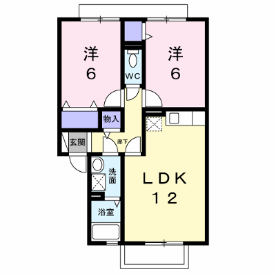 ボヌールＡ 103【管理NO：1-099254301-01030】 ★家具家電は申し込み後に搬入します★ ★2026年09月中旬入居可能★の物件画像