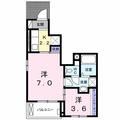 ヴィオラ　パッソⅤ 106【管理NO：1-021573201-01050】 ★家具家電は申し込み後に搬入します★の物件画像