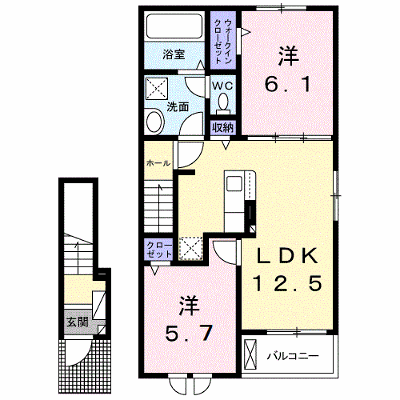 ベル　レジデンスⅢ 206【管理NO：1-028132601-02050】 ★家具家電は申し込み後に搬入します★ ★2026年09月下旬入居可能★の物件画像