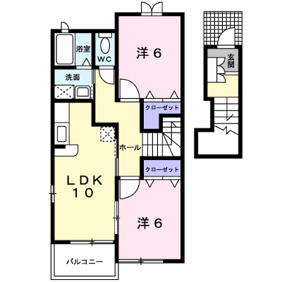 イーストカーサＢ 203【管理NO：1-014891102-02030】 ★家具家電は申し込み後に搬入します★の物件画像