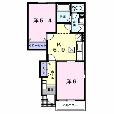 ハートネス８０　Ｂ 102【管理NO：1-012485702-01020】 ★家具家電は申し込み後に搬入します★ ★2026年09月上旬入居可能★の物件画像