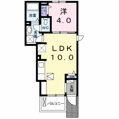 プラシード・Ｓ 103【管理NO：1-020395901-01030】 ★家具家電は申し込み後に搬入します★の物件画像