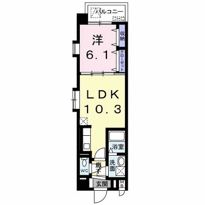 アンジュール　Ｋ 201【管理NO：1-017977001-02010】 ★家具家電は申し込み後に搬入します★ ★2026年09月上旬入居可能★の物件画像