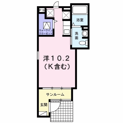 グラ－ス・エム 101【管理NO：1-020838301-01010】 ★家具家電は申し込み後に搬入します★ ★2026年08月下旬入居可能★の物件画像