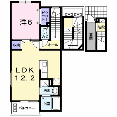 オルテンシアⅢ 304【管理NO：1-019503001-03040】 ★家具家電は申し込み後に搬入します★の物件画像