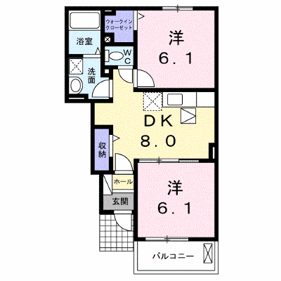 フィオーレ　ドムスＡ 103【管理NO：1-023109501-01030】 ★家具家電は申し込み後に搬入します★の物件画像