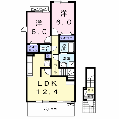 ホクレアビレッジ　Ⅰ 201【管理NO：1-016654701-02010】 ★家具家電は申し込み後に搬入します★ ★2026年08月下旬入居可能★の物件画像