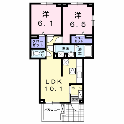 ヴィレッタ二日市 103【管理NO：1-017806601-01030】 ★家具家電は申し込み後に搬入します★ ★2026年08月上旬入居可能★の物件画像