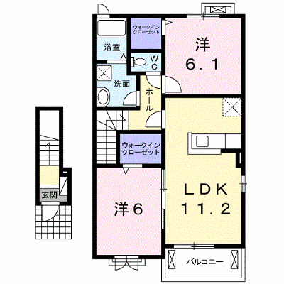ドミールシャルマンⅢ 203【管理NO：1-023221801-02030】 ★家具家電は申し込み後に搬入します★ ★2026年09月上旬入居可能★の物件画像