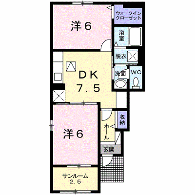 ストロベリーⅠ 101【管理NO：1-020947001-01010】 ★家具家電は申し込み後に搬入します★ ★2026年09月中旬入居可能★の物件画像