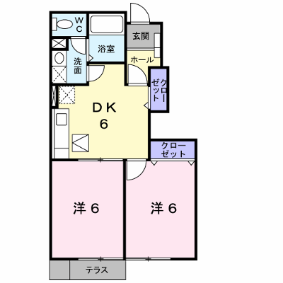 トゥモロー．Ａ 103【管理NO：1-010780201-01030】 ★家具家電は申し込み後に搬入します★ ★2026年09月中旬入居可能★の物件画像