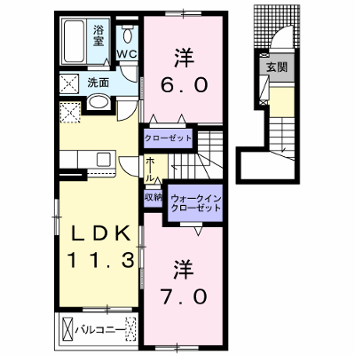 カルムⅢ　Ｂ 202【管理NO：1-026291202-02020】 ★家具家電は申し込み後に搬入します★ ★2026年08月下旬入居可能★の物件画像