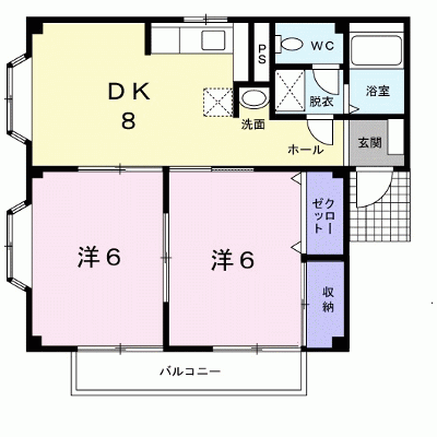 村ノ上ハイツⅤ 201【管理NO：1-005260901-02010】 ★家具家電は申し込み後に搬入します★ ★2026年08月下旬入居可能★の物件画像