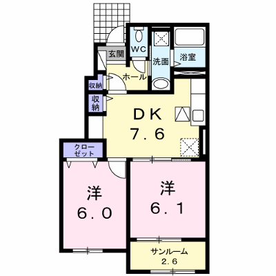 エス・フリーデ　Ⅰ 102【管理NO：1-018521901-01020】 ★家具家電は申し込み後に搬入します★ ★2026年09月下旬入居可能★の物件画像