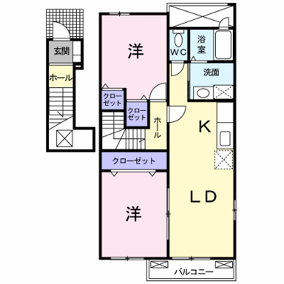 デスパシオ　カーサＢ棟 201【管理NO：1-015413602-02010】 ★家具家電は申し込み後に搬入します★ ★2026年09月中旬入居可能★の物件画像