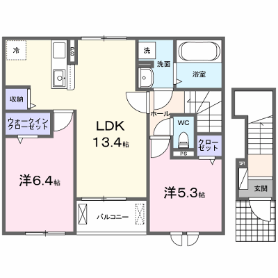 Ｌｕｃｅ’ｓ 202【管理NO：1-027490401-02020】 ★家具家電は申し込み後に搬入します 2026年09月中旬入居可能の物件画像