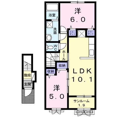 くつろぎ 203【管理NO：1-020071101-02030】 ★家具家電は申し込み後に搬入します★の物件画像