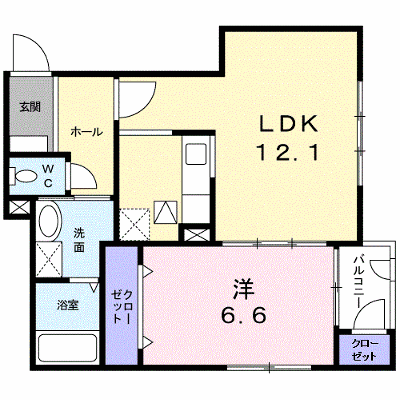 パラッツオわたなべ 101【管理NO：1-014737801-01010】 ★家具家電は申し込み後に搬入します★の物件画像