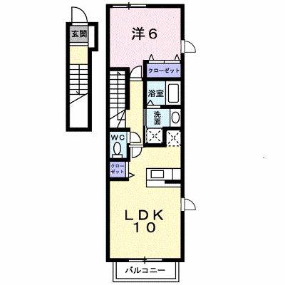 フルール・Ｍ３　Ａ 201【管理NO：1-015746701-02010】 ★家具家電は申し込み後に搬入します★ ★2026年09月中旬入居可能★の物件画像