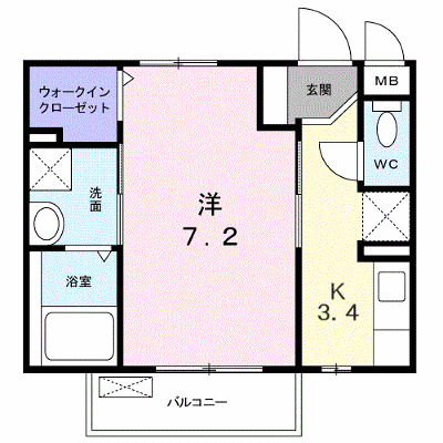 アクティーフ　西所沢 204【管理NO：1-018689901-02040】 ★家具家電は申し込み後に搬入します 2026年09月中旬入居可能の物件画像