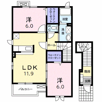 ヌーボーサウス 201【管理NO：1-015931801-02010】 ★家具家電は申し込み後に搬入します★ ★2026年09月上旬入居可能★の物件画像