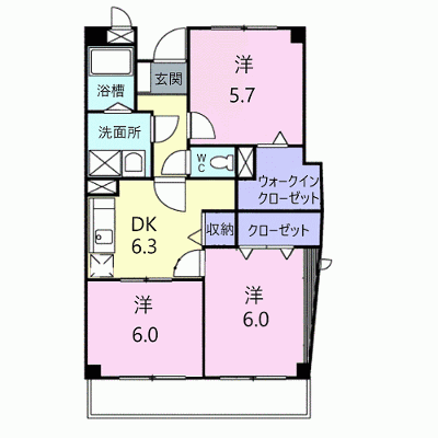 グランドゥールＨ 401【管理NO：1-007259201-04010】 ★家具家電は申し込み後に搬入します★ ★2026年08月下旬入居可能★の物件画像